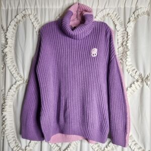 Esther Loves Oaf Bunny Rose Jumper Knit Sweater Size Small